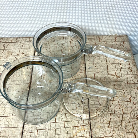 Pyrex glass Double Boiler with Lid - Picture 5 of 8